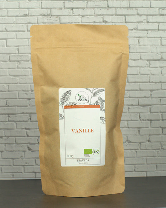 Schwarzer Tee Vanille