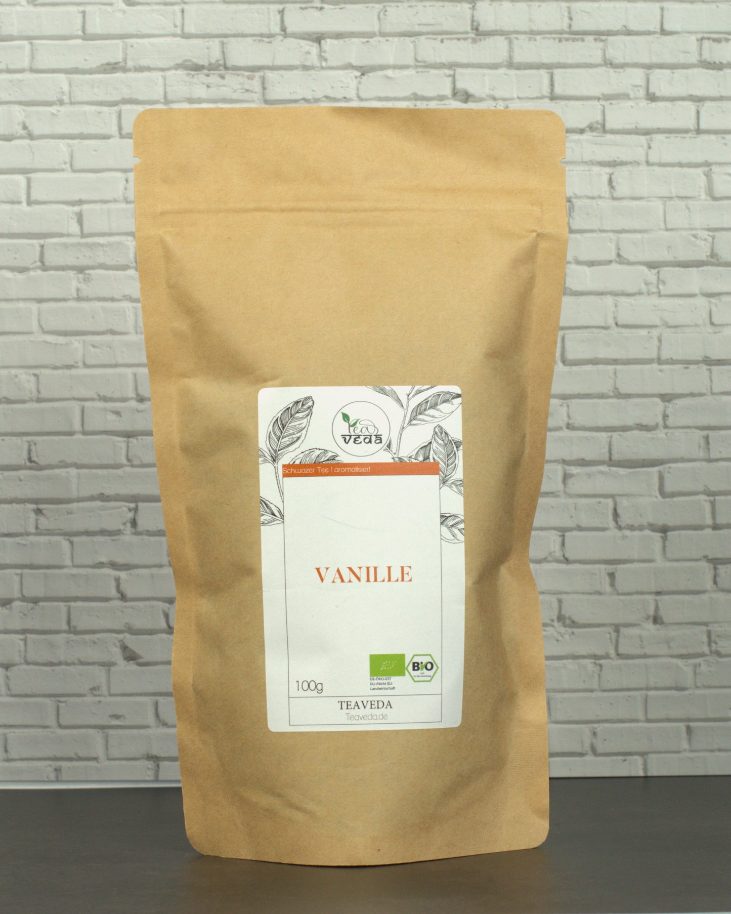 Schwarzer Tee Vanille