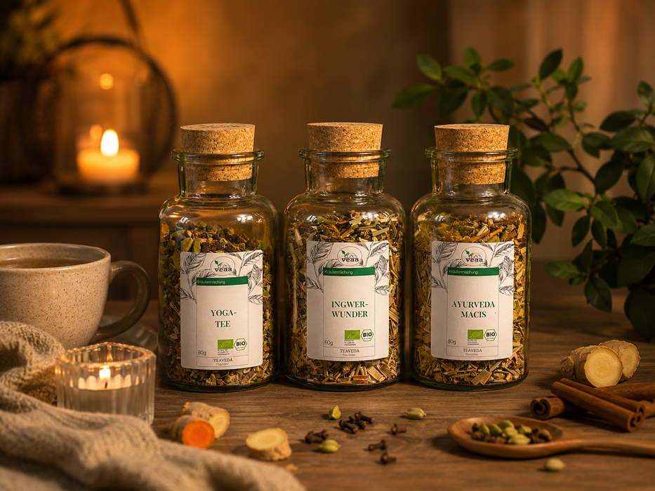 Abendmoment – loser Tee von TeaVeda in der Vorratsdose