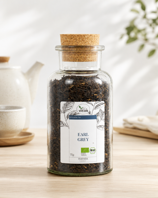 Starter-Set Earl Grey – Set-Inhalt mit losem Tee und Zubehör