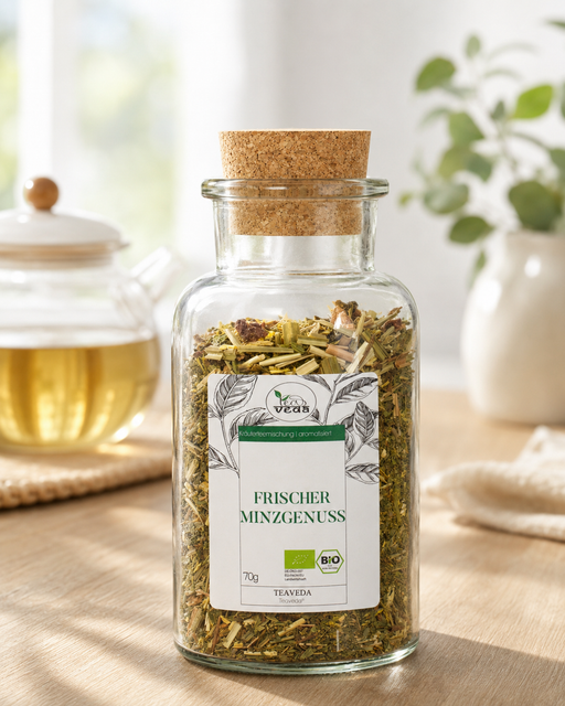 Starter-Set Frischer Minzgenuss – Set-Inhalt mit losem Tee und Zubehör