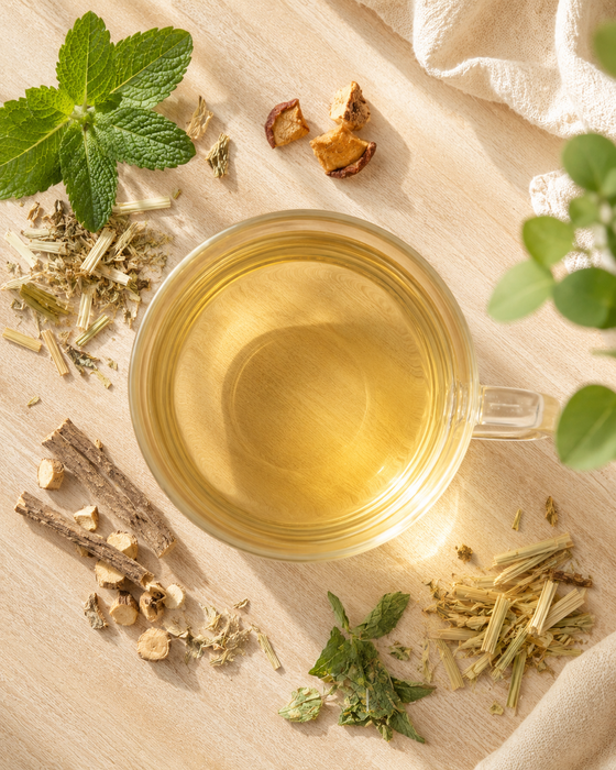 Starter-Set Frischer Minzgenuss – Verpackung des Starter-Sets von TeaVeda