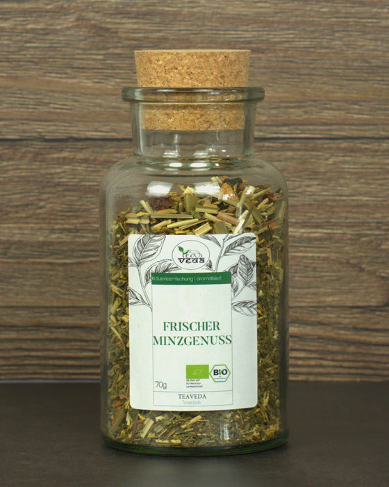 Natürlich wach – aromatisierter Tee von TeaVeda, Produktansicht