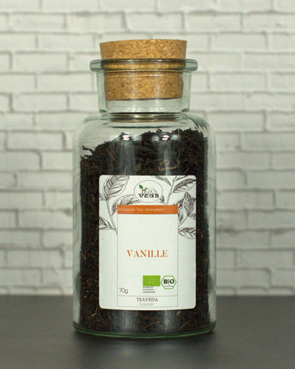 Schwarzer Tee Vanille