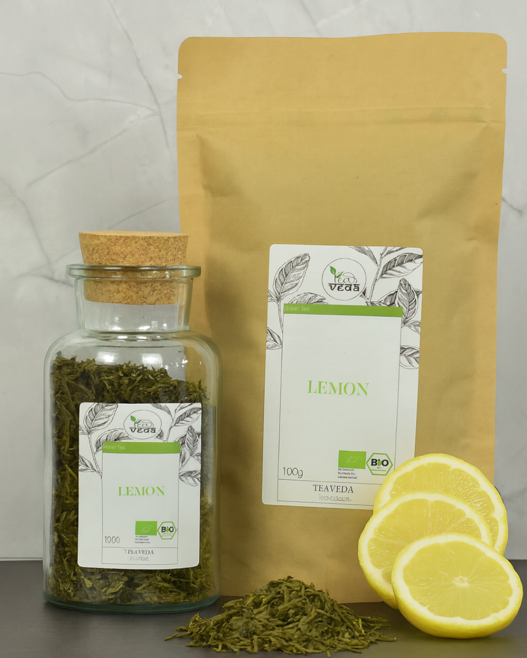Grüner Tee Lemon