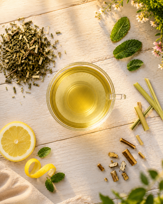 Starter-Set Guten Morgen – Verpackung des Starter-Sets von TeaVeda