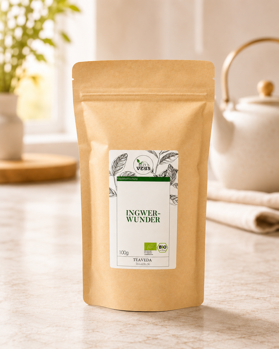 Starter-Set Ingwerwunder – Starter-Set von TeaVeda in der Nahaufnahme