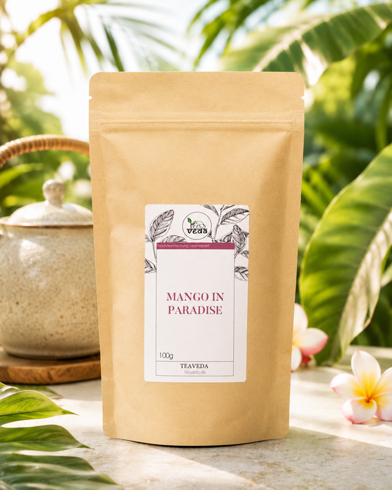Starter-Set Mango in Paradise – Starter-Set von TeaVeda in der Nahaufnahme