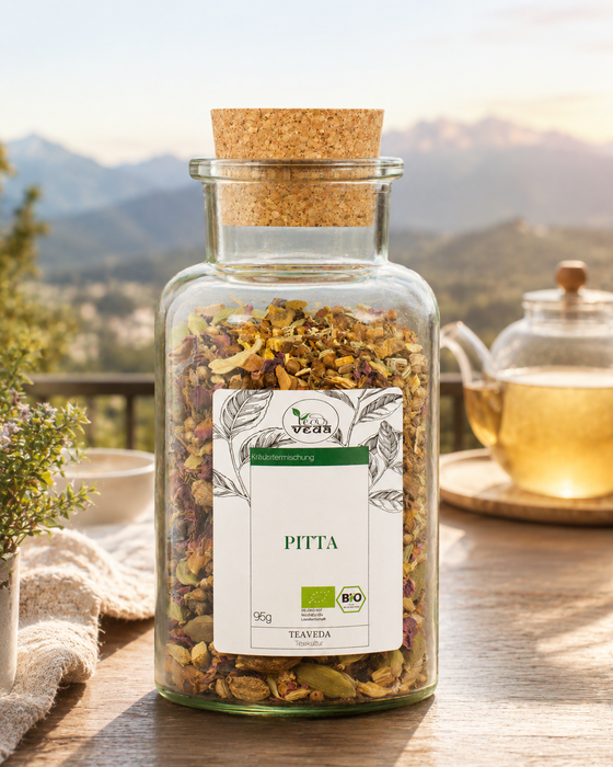 Starter-Set Pitta – Set-Inhalt mit losem Tee und Zubehör