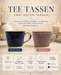 Tasse - Rosenquarz – Teetasse von TeaVeda in der Seitenansicht