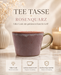 Tasse - Rosenquarz – Keramik-Teetasse von TeaVeda