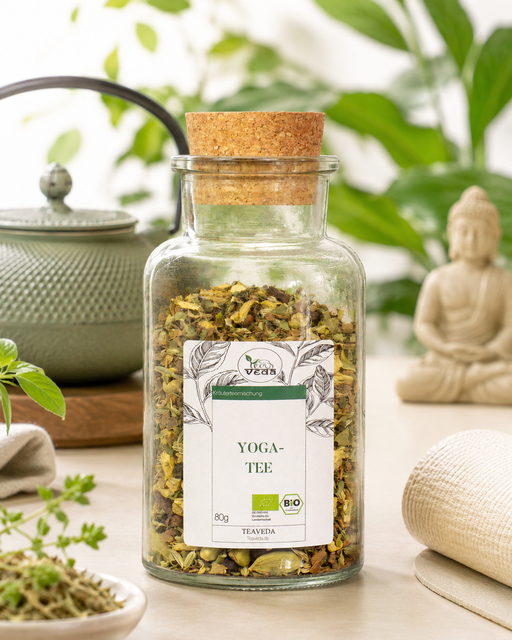 Starter-Set Yoga-Tee – Set-Inhalt mit losem Tee und Zubehör